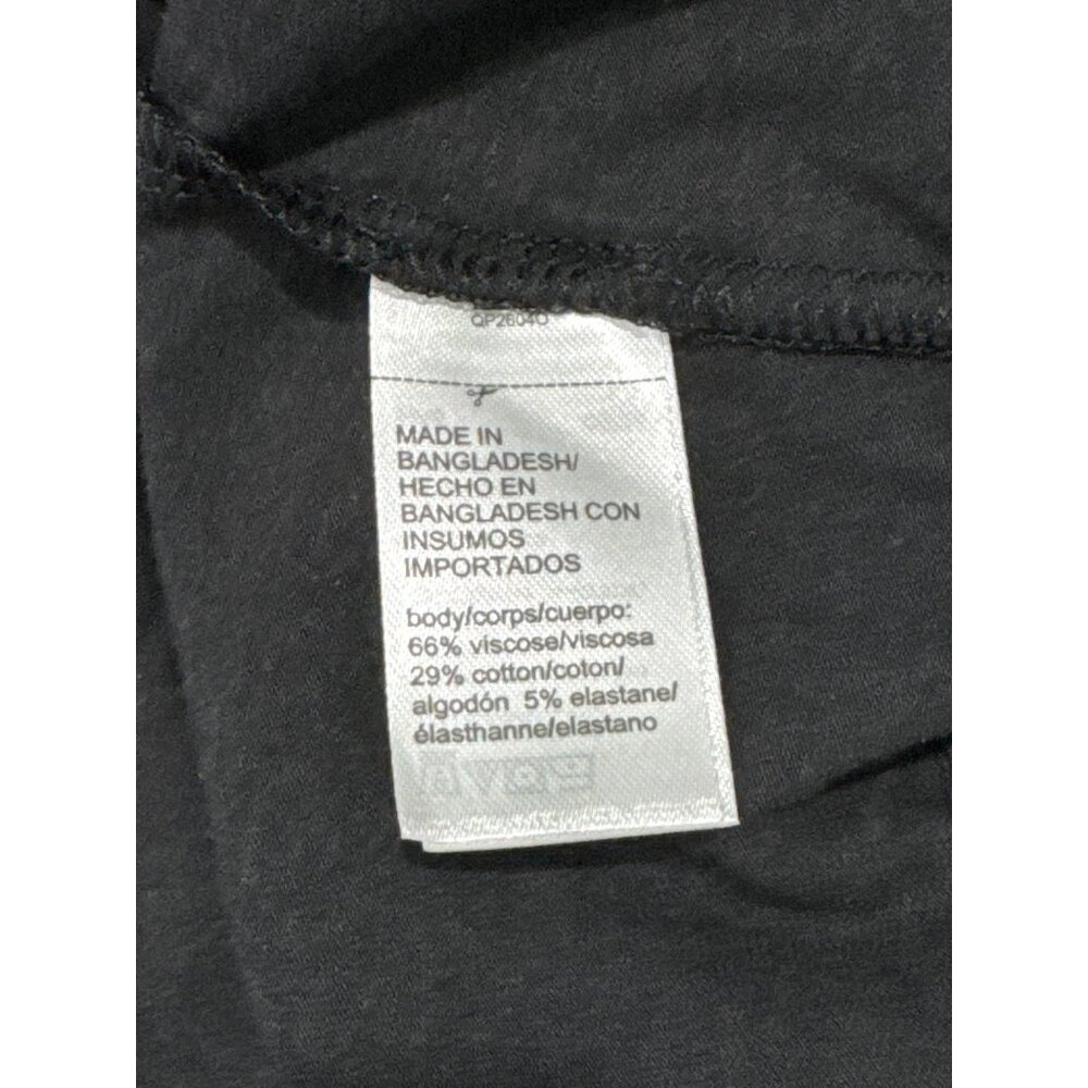 Calvin Klein Women's Black V-Neck Sleepwear T-Shirt S 100% Cotton - Picture 9 of 9